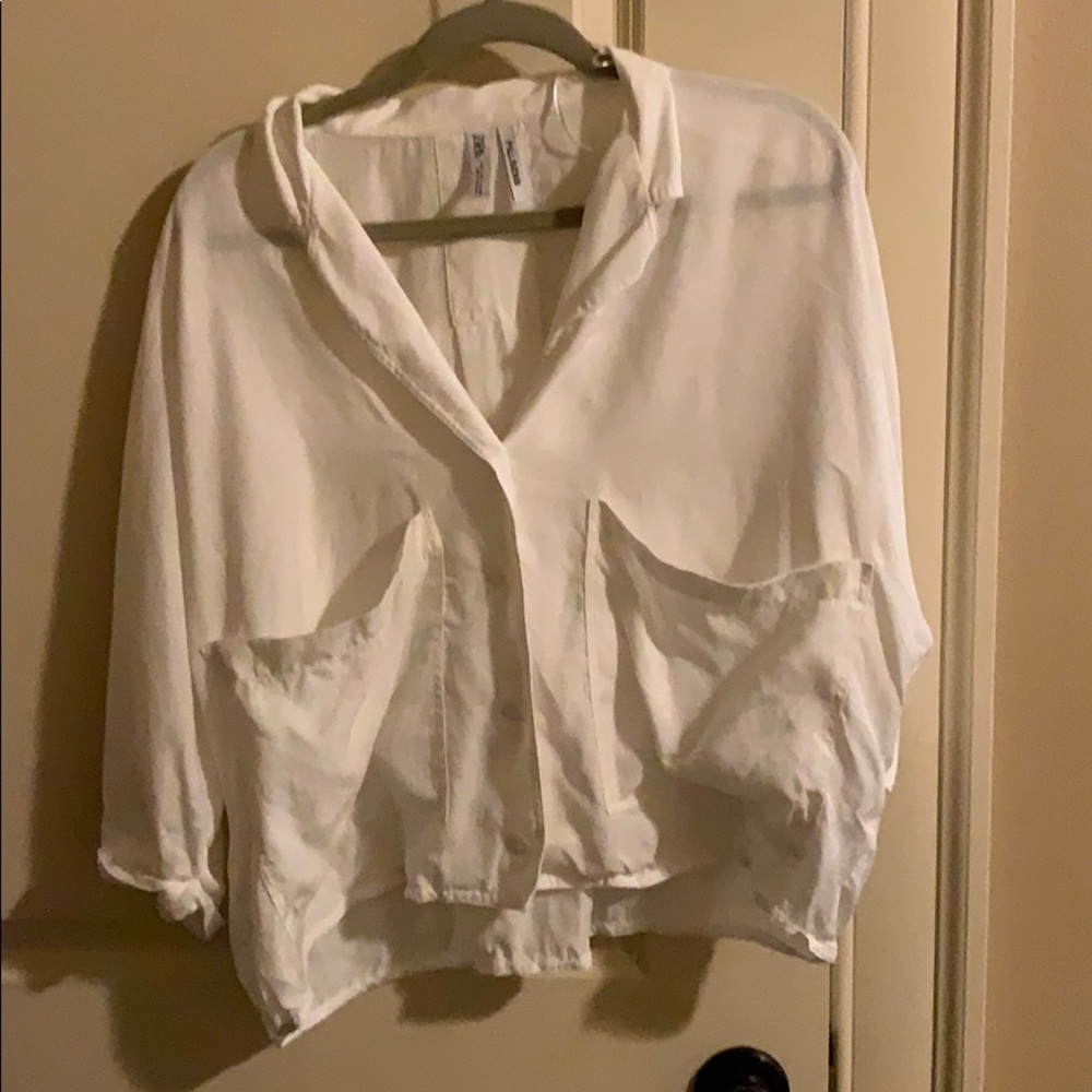 Zara oversized button up